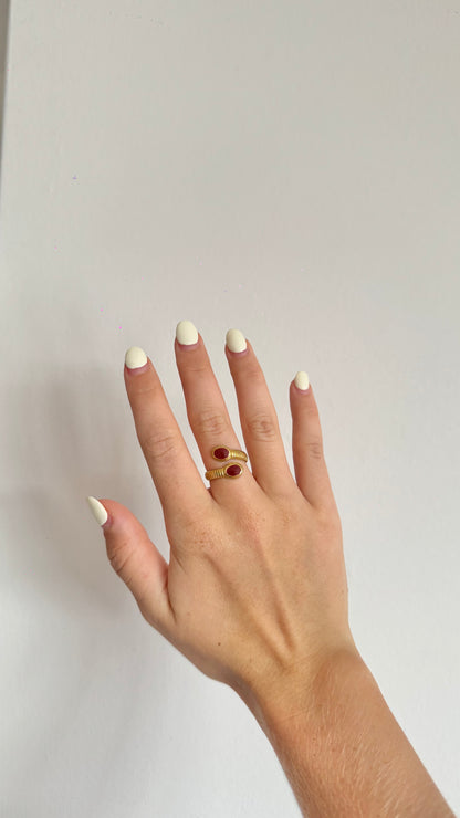 Anillo Burgundy